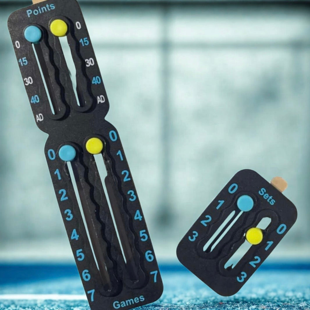 Compteur de Score Padel – Points & Sets (Fixation Raquette)